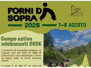 CAMPO ESTIVO ADOLESCENTI 2026